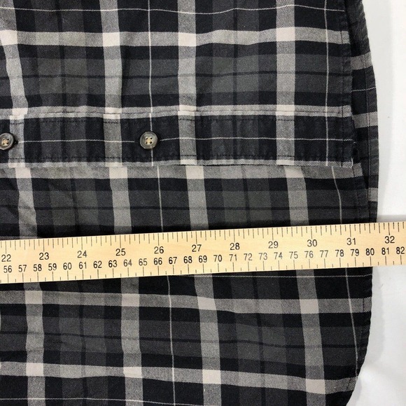 ST JOHNS BAY PREMIUM TWILL SHIRT MENS LARGE TALL BUTTON DOWN LONG SLEEVE DARK - Picture 11 of 11